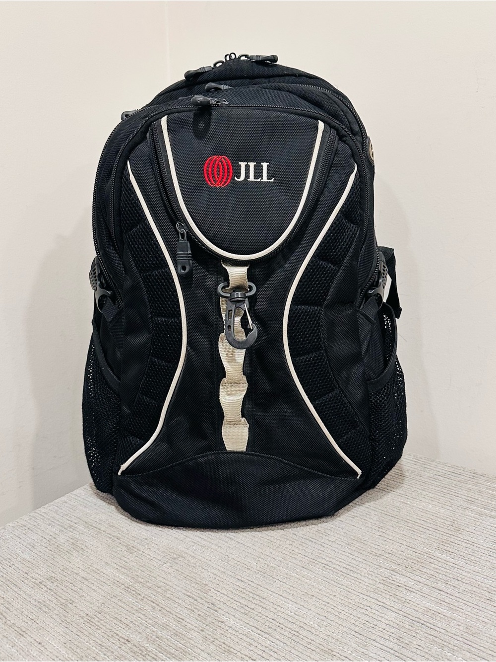 JLL Corporate Laptop Backpack Black Travel Work Tech Bag Swag